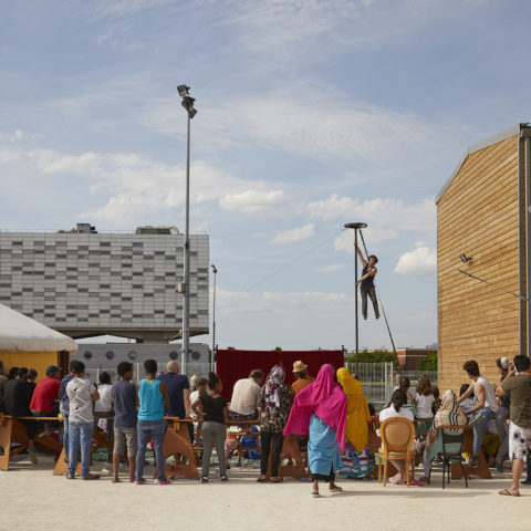 Spectacle au centre Emmaüs Solidarité d'Ivry sur Seine