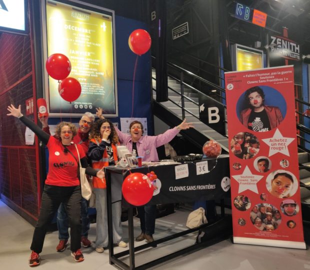 Action de collecte et sensibilisation au Zénith de Paris