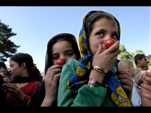 Clowns Sans Frontières © Eric Caro - Afghanistan 2004