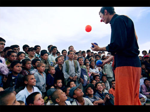 Clowns Sans Frontières © Eric Caro - Afghanistan 2004