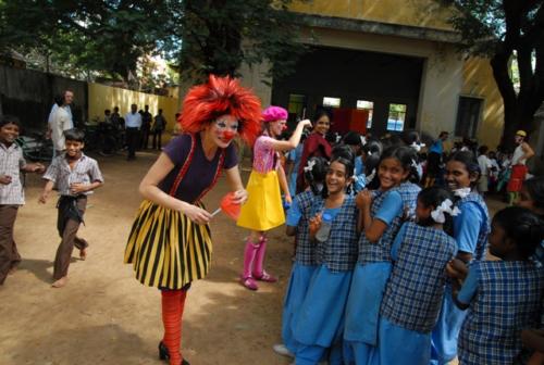 © Clowns Sans Frontières - Inde - 2009