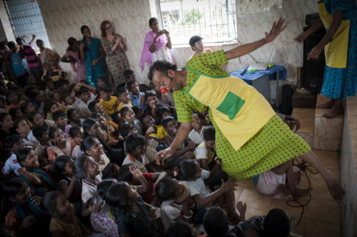 © Pascal Reynaud - Clowns Sans Frontières - Inde - 2012