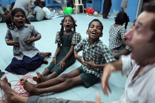 © Vincent Muteau - Clowns Sans Frontières - Inde - 2011