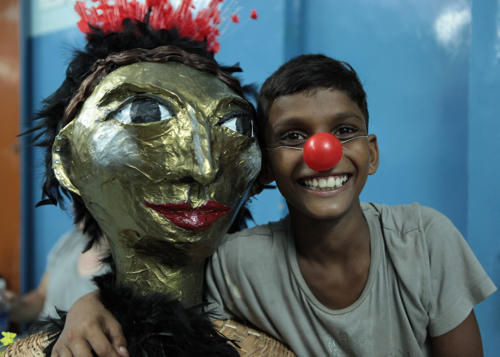 © Vincent Muteau - Clowns Sans Frontières - Inde - 2011