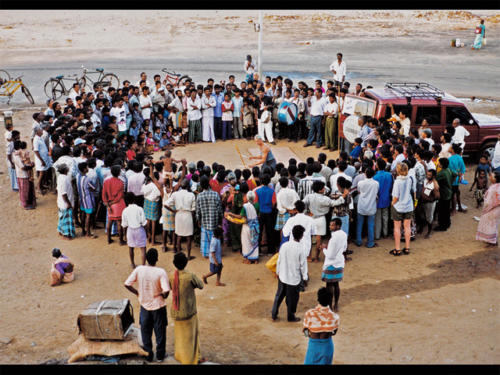 © Pierre Layac - Clowns Sans Frontières - Inde - 1995