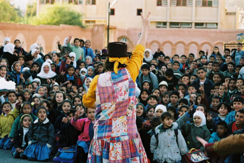 © Anne Britt Kristiansen - Clowns Sans Frontières - Jordanie - 2002