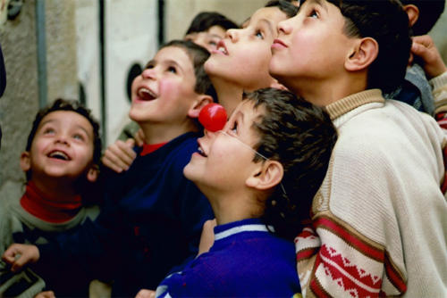 © Anne Britt Kristiansen - Clowns Sans Frontières - Jordanie - 2002