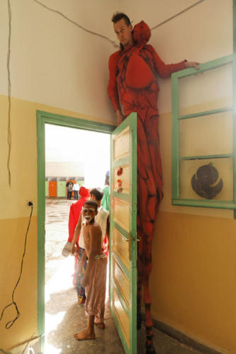 © Christophe Raynaud de Lage - Clowns Sans Frontières - Maroc - 2006