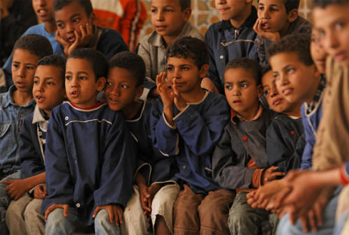 © Christophe Raynaud de Lage - Clowns Sans Frontières - Maroc - 2006