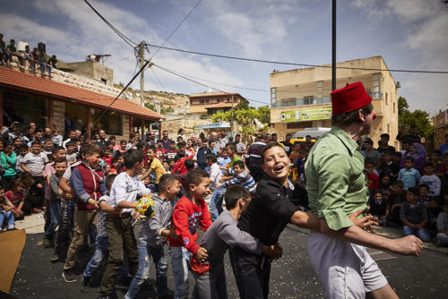 © Christophe Raynaud de Lage - Clowns Sans Frontières - Palestine - 2018