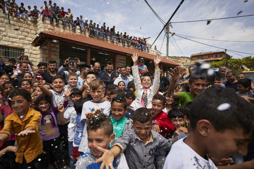 © Christophe Raynaud de Lage - Clowns Sans Frontières - Palestine - 2018