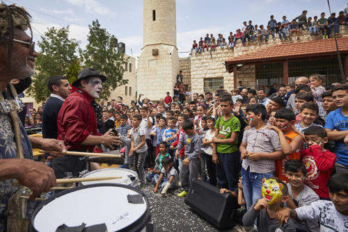 © Christophe Raynaud de Lage - Clowns Sans Frontières - Palestine - 2018