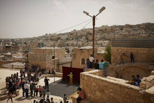 © Christophe Raynaud de Lage - Clowns Sans Frontières - Palestine - 2018