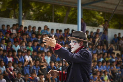 © Christophe Raynaud de Lage - Clowns Sans Frontières - Palestine - 2018