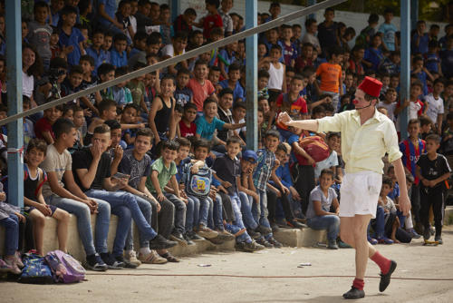 © Christophe Raynaud de Lage - Clowns Sans Frontières - Palestine - 2018